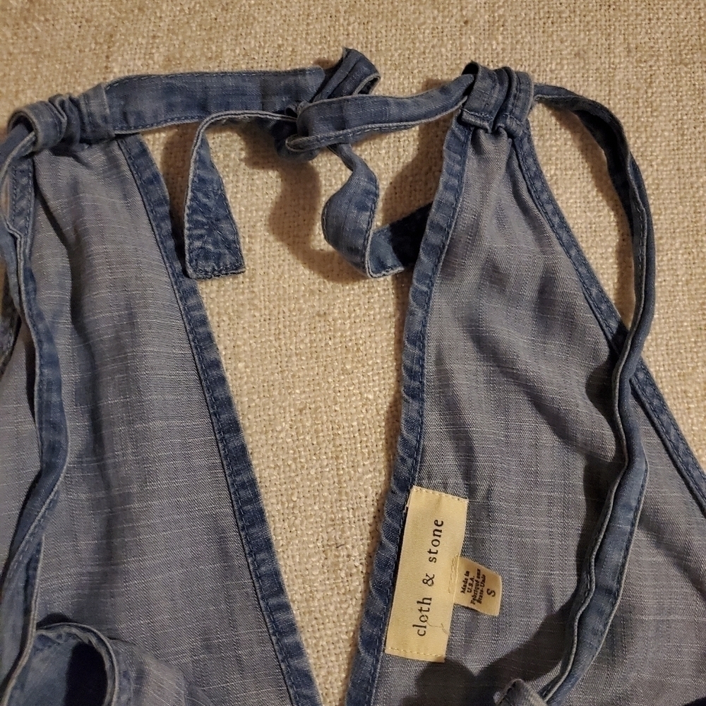 Cloth and stone anthropology spaghetti strap tank - Picture 3 of 9